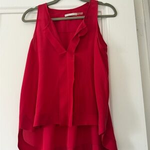 Alice and Olivia Silk Sleeveless Blouse, Size XS